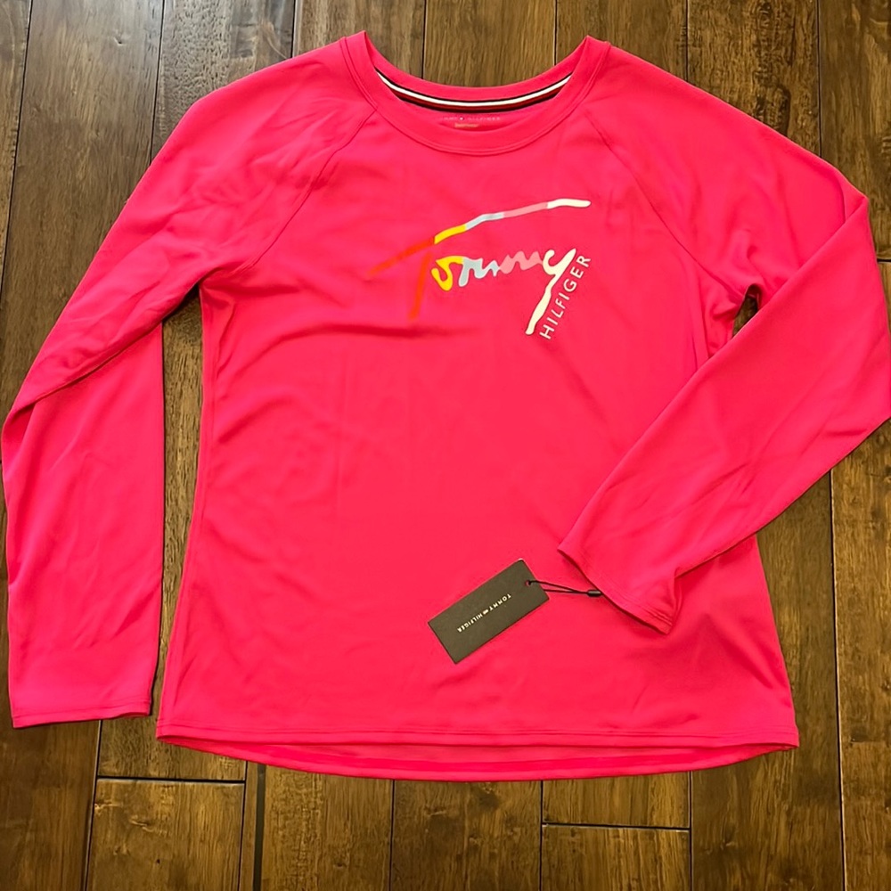 Tommy Hilfiger Womens long sleeve rashguard NWT